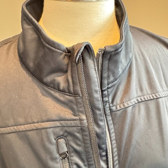 Men's FootJoy FJ Full Zip Black Golf Vest - Picture 9 of 9